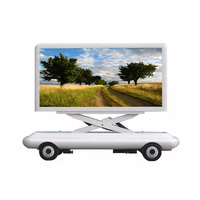 Grande cartellone digitale HD segno camion Mobile Full Color P5 pubblicità schermo di visualizzazione a led per auto all'aperto