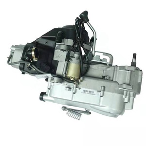 Ensemble moteur de moto CQJB GY6 200cc, nouveau CDI, 4 temps, monocylindre, refroidissement par air, démarrage électrique/à manivelle, qualité A-CLASS, argent - Product Image 3