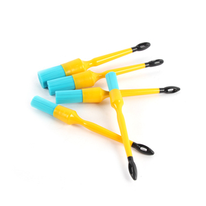 AUTO TIGER il nuovo set da 5 pezzi PBT Blue hard wire spazzola per la pulizia esterna dell'auto spazzola per <span class=keywords><strong>capelli</strong></span> spazzola per dettagli dell'auto per i dettagli della cura dell'auto - Product Image 6