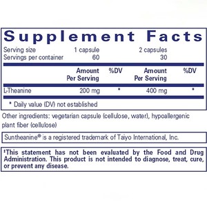L-Theanine <span class=keywords><strong>Capsules</strong></span> Ondersteunen Ontspanning Slaapkwaliteit Verbetering Immuunsysteem Modulatie Aminozuur Supplement - Product Image 3
