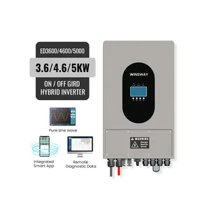 Manufacturers Wholesale Solar Energy System 3.6kw Solar Hybrid Inverter Converters for Home