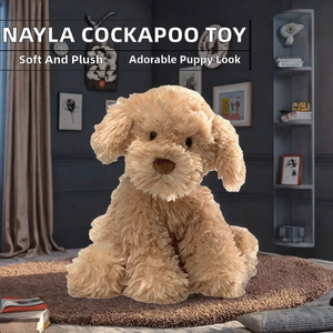Peluche <span class=keywords><strong>de</strong></span> Cachorro <span class=keywords><strong>Cocker</strong></span> Spaniel, Material <span class=keywords><strong>de</strong></span> Peluche Suave y Corto, Compañero para Niños, Decoración para el Hogar, Regalo - Product Image 2