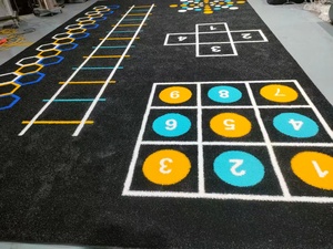 Trong nhà ngoài trời thể thao đào tạo chạy xe trượt tuyết theo dõi nhân tạo thảm cỏ thể thao tổng hợp Turf Mat cho phòng tập thể dục sàn - Product Image 6