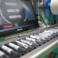 Línea de producción automática de tubos de sangre, máquina de fabricación de tubos de prueba de sangre de vidrio