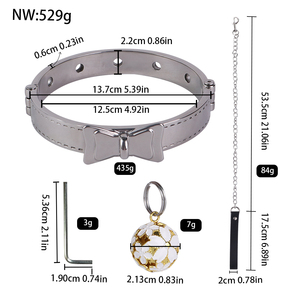 Nueva llegada lazo cinta flor campana adulto Bondage moda Collar adecuado para entusiastas de Bondage - Product Image 6