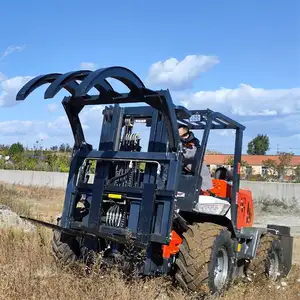 Neues Design Offroad Diesel Gabelstapler 6t 5t Allradantrieb 3ton 3.5ton 4x4 Geländes tapler