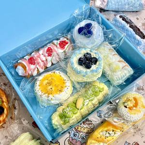 Luckykoo Viral Realistic Cake Dessert Series <b>Squishy</b>-soft Sticky Silicone Squeeze Toys for Stress Relief - Product Image 2