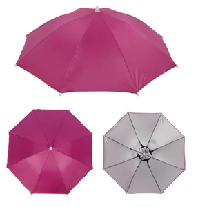Mini parapluie manuel pliable en polyester avec protection UV, 8 baleines, pour utilisation en extérieur ensoleillé et pluvieux - Product Image 3