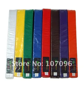 Karate Belt Woosung Custom Colors Martial Arts Belts 100% Cotton Karate Belt High Quality Martial Arts Taekwondo Colors Belts