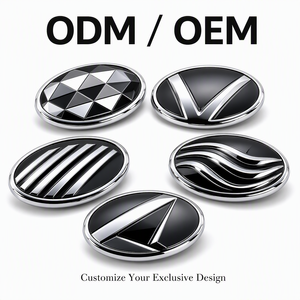 Emblema <span class=keywords><strong>Auto</strong></span> 3D in Plastica ABS Resistente al Calore, Ellipse e Cerchi Cromati per <span class=keywords><strong>Auto</strong></span> di Lusso, Prezzo di Fabbrica - Product Image 5