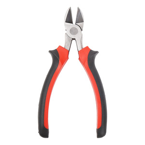 Multi Functional Pliers 6 Inch Chrome Vanadium Steel Slanted Mouth Diagonal Cutting Tool Orange And Black Handle - Product Image 4