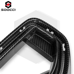 Grille améliorée en fibre de carbone sèche style SQ pour BMW G87 M2 Coupé Grille de radiateur avant Splitter Double <span class=keywords><strong>Kidney</strong></span> Bumper Lip Grill - Product Image 2