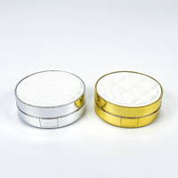 15g, recharge personnalisée ronde, poudre de cuir, cosmétique vide, emballage en plastique, air bb cc crème coussin fond de teint, boîte