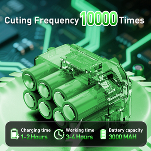 Tesoura de Poda Elétrica Sem Fio de Alta Potência DTWA1-0021 com Lâmina SK5 e Display Digital - Product Image 6