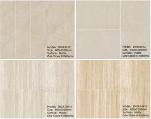 Pavés en <span class=keywords><strong>grès</strong></span> céramique émaillé en <span class=keywords><strong>travertin</strong></span> pour usage extérieur et intérieur Carrelage mat Panneaux de maison pour mur sol cuisine Carrelages de salle de bain - Product Image 4