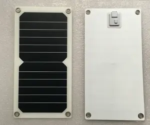 เครื่องชาร์จแผงพลังงานแสงอาทิตย์ขนาดเล็ก5V USB 6W 5W แผงโซลาร์เซลล์แบบยืดหยุ่นขนาดเล็กสำหรับตั้งแคมป์