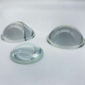 वी ऑप्टिक्स उच्च पॉलिश अनुकूलन योग्य सी-प्लेन सैफायर ग्लास व्यास 10 मिमी गुंबद लेंस - Product Image 2