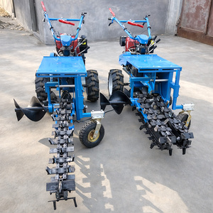 自動農業用小型手持ち式チェーン式溝掘り機、溝掘り機、販売中 - Product Image 3