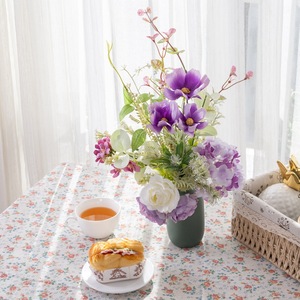 CallaFloral Fleurs Artificielles Bouquet d'Hydrangeas et de Camélias pour Mariage et Décoration Intérieure CF01330 - Product Image 1