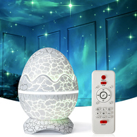 Proyector de Luz Nocturna LED Moderno con Forma de Huevo de Dinosaurio Agrietado, Mini Nebulosa, Control Remoto, Sin Batería, Recargable