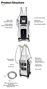 360 Rotating Inner Ball Endos <b>Roller</b> Vela Body Sculpt Skin Tightening Cellulite Reduction Vacuum <b>Roller</b> Massage Vela Equipment - Product Image 5
