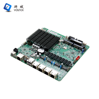 Carte mère Mini ITX sans ventilateur Intel Celeron J1900, 4 ports LAN Gigabit Intel I211, 6 ports USB, 1 port COM, DDR3L 8 Go, DC12V, carte mère pare-feu