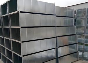 Tuyau en tôle d'acier galvanisé pour climatisation centrale, ventilation de garage, tuyau d'évacuation, plaque en fer angulaire, certifié SASO, découpe - Product Image 5