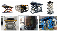 Plateforme élévatrice à ciseaux électrique fixe haute stabilité, table élévatrice hydraulique à ciseaux, plateforme à ciseaux pour levage de marchandises en intérieur
