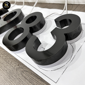 Nhà máy trực tiếp nhà số chữ kênh LED 3D dấu hiệu độ sáng cao ấm trắng cao truyền Acrylic - Product Image 3