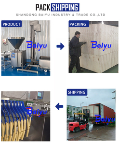 Saucisse certifiée CE à haute efficacité Baiyu faisant la machine Machine <span class=keywords><strong>de</strong></span> remplissage <span class=keywords><strong>de</strong></span> saucisses pour l'usine <span class=keywords><strong>de</strong></span> traitement <span class=keywords><strong>de</strong></span> la viande - Product Image 3