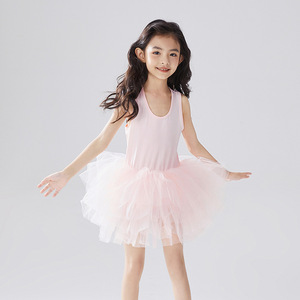 Vestido de Ballet sin Mangas de Malla Suave para Niñas, <span class=keywords><strong>Chaleco</strong></span> Esponjoso con Tutú de Tul Abullonado, Vestido Ajustado para Niñas - Product Image 6