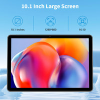 Nueva Tablet Android de 10.1 Pulgadas A523, CPU Octa Core, 5G WiFi, WiFi 6, 6000 mAh, ROM de 64 GB, Android 13/14 para Educación, Allwinner