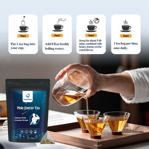 Té de Hierbas para la Vitalidad Masculina Laicuherb, Suplemento Herbal para la Fertilidad Masculina, Ginseng, Salud, Vegano, Sin OMG, Sin Gluten, en Bolsa - Product Image 4