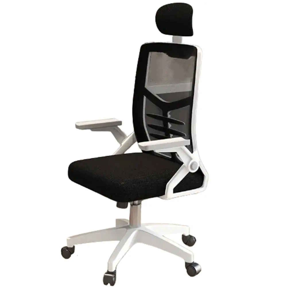 Modern örgü ofis koltuğu ayarlanabilir kafalık Metal asansör döner ofis koltuğu toplantı odası için fabrika doğrudan satış