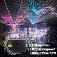 Мощный Небесный проектор Ip65 20 Вт Rgb анимационная Вечеринка Dj лазерное световое шоу