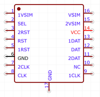 Commutateur/multiplexeur analogique SPDT à 4 canaux BROADCHIP BCT4567EGE-TR avec montage SMT pour la réutilisation des cartes SIM dans un boîtier TQFN-16-EP(3x3)
