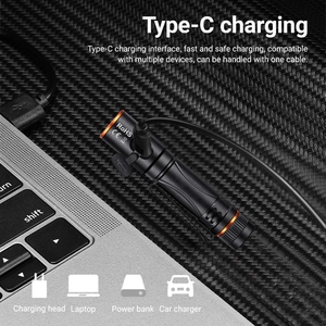 EDC Mini cao sáng Bút đèn pin USB có thể sạc lại nam châm nhỏ bỏ túi đèn pin cắm trại ngoài trời Đi Bộ Đường Dài Ánh sáng khẩn cấp - Product Image 3