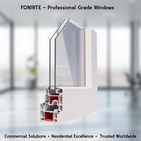 Ventana Horizontal Fija de Aluminio con Triple Acristalamiento, Certificada, Europea, Moderna, Impermeable, Insonorizada, para Baño, Cocina, Entrada de Villa