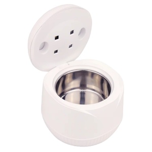 เครื่องทำความสะอาดฟันอัลตราโซนิกแบบกันน้ำ IPX7 ของ OEM พร้อมถังสแตนเลสขนาด 250 มล. เครื่องทำความสะอาดฟันอัลตราโซนิกแบบพกพาสำหรับอุปกรณ์จัดฟัน - Product Image 1