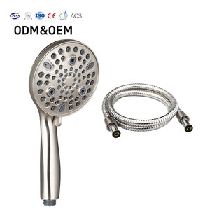 Ducha de mano multifuncional de alta presión con diseño moderno y sencillo, 10 modos de chorro para baño doméstico - Product Image 1