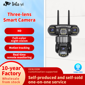 Cámara de Seguridad Inalámbrica <span class=keywords><strong>V380</strong></span> <span class=keywords><strong>Pro</strong></span>, Cámara IP para Exteriores, Cámara de Red con Triple Lente - Product Image 2