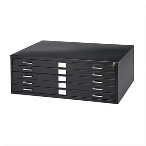 Assembled steel Metal chest Drawing map flat filing file office Drawer storage cupboards cabinet furniture