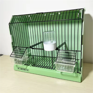 <span class=keywords><strong>Cage</strong></span> à oiseaux en fil de fer de haute qualité, petite volière d'exposition pour pigeons, volière extérieure en métal durable pour les éleveurs en gros - Product Image 3