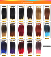 Vente en gros de cheveux synthétiques pré-étirés 4X couleur Ombré pour tresses Expression, cheveux pour tresses Ruwa, extensions de cheveux EZ Crochet Braiding