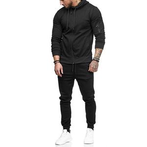 Conjunto Deportivo de Dos Piezas para Hombre, Sudadera con Cremallera y Pantalones Deportivos, Trajes Deportivos para Hombre, Conjunto Ajustado para Hombre - Product Image 6