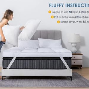 <span class=keywords><strong>Simmons</strong></span>-Alfombrilla plegable acolchada y gruesa personalizada, protector de colchón de punto antiácaros y antipolvo de 900GSM, cómodas almohadillas químicas - Product Image 4