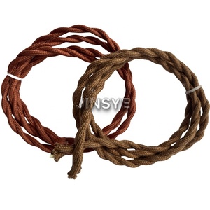 3 lõi ul2025 cấp giấy chứng nhận Vàng/Nâu/Xanh/Xám/trắng/đen vải vải bao phủ điện dây cáp xoắn dây - Product Image 2