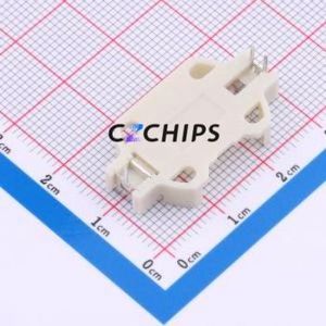 BS-06-A2CK023 Button & Strip Battery Connector Connector Battery Holder CR2032 Phosphor Bronze Tin - Product Image 2