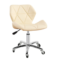 Meubles de chambre à coucher, chaise de bureau pivotante bon marché, maquillage, coiffeuse rose, rotation, ordinateur, chaises de bureau à roulettes