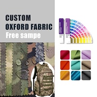 Tissu Oxford en polyester extensible camouflage 1000D imperméable de couleur personnalisée pour sacs à dos, bagages, tentes et articles de plein air